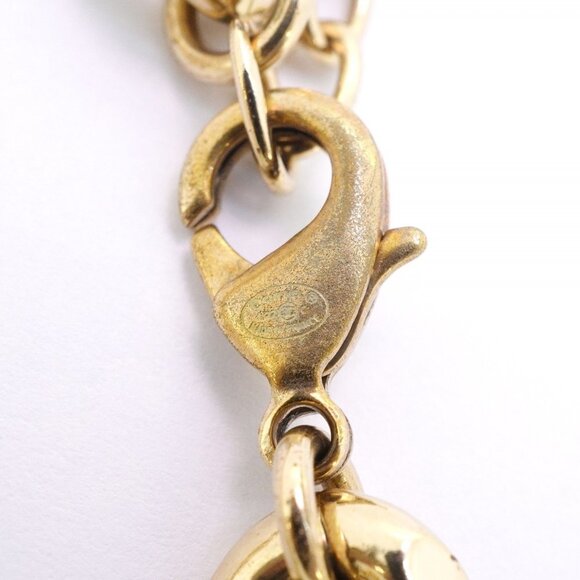 CHANEL Authentic Gold Logo Necklace - Picture 5 of 6